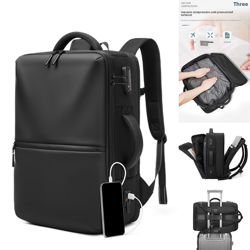 Business Backpack Brief - Zaino Multifunzionale da Uomo con Compressione