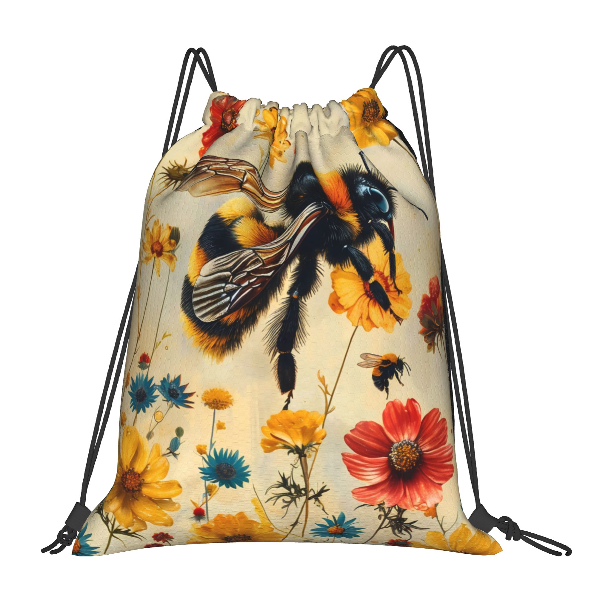 Drawstring Gym Bag - Zaino con coulisse personalizzato con stampa