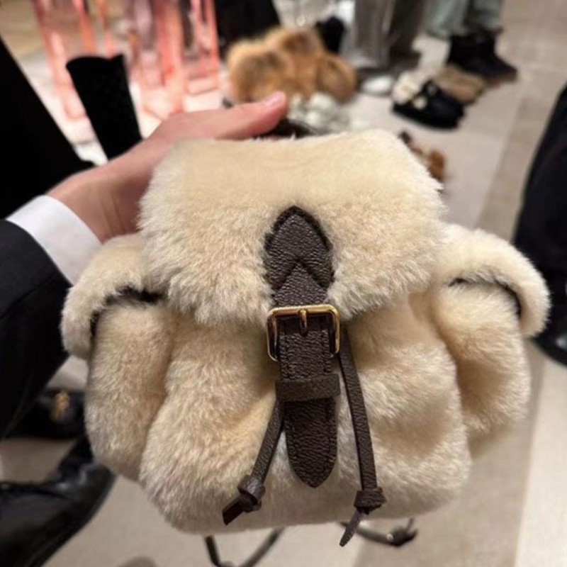 JIAERDI Zaino in peluche retrò - Leather Backpack Vintage recensione e prezzo