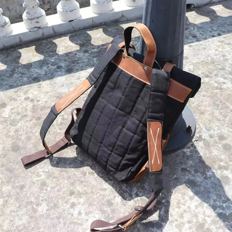 Zaino da uomo alla moda in tel - Leather Backpack Vintage recensione e prezzo