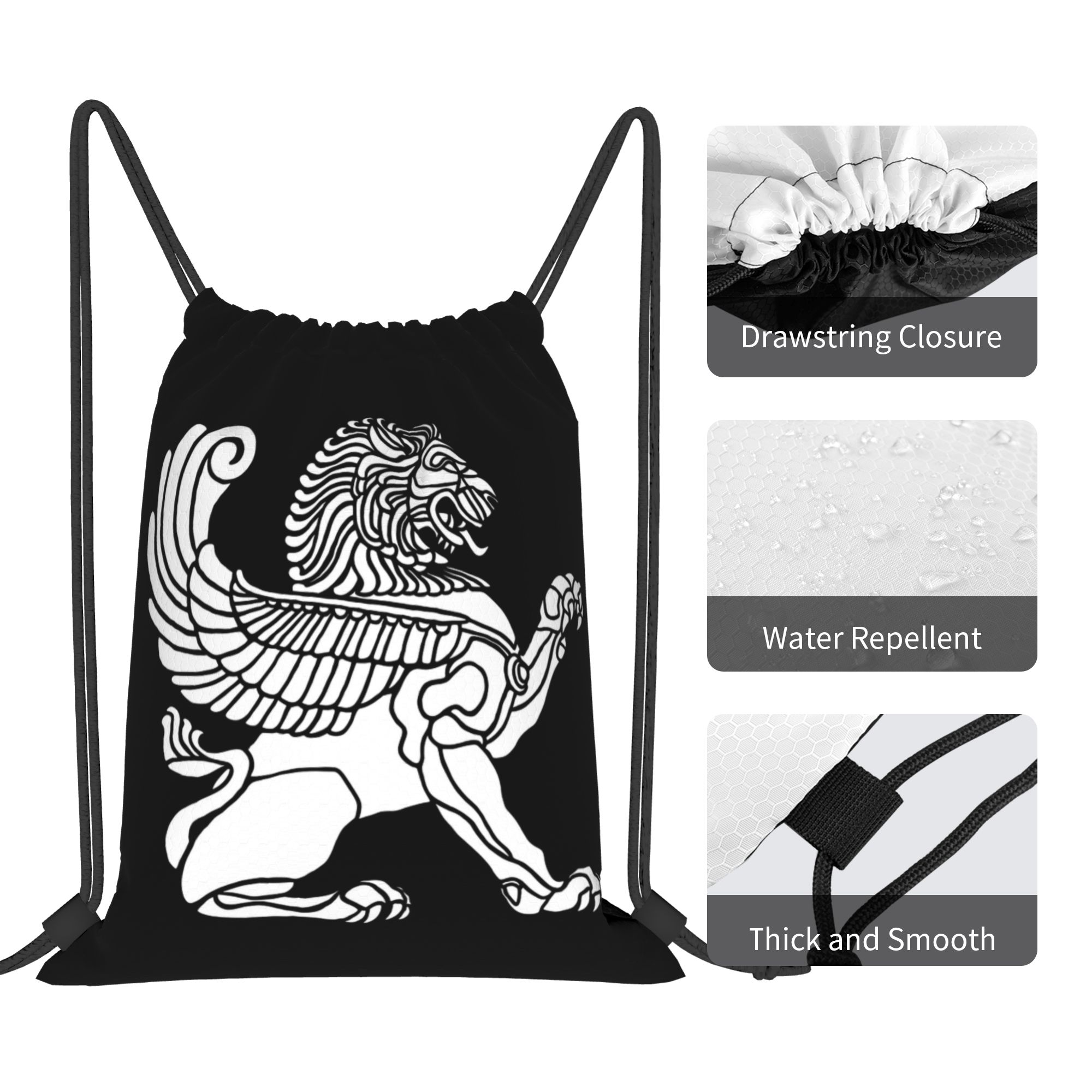 Zaino con coulisse con simbolo - Drawstring Gym Bag recensione e prezzo