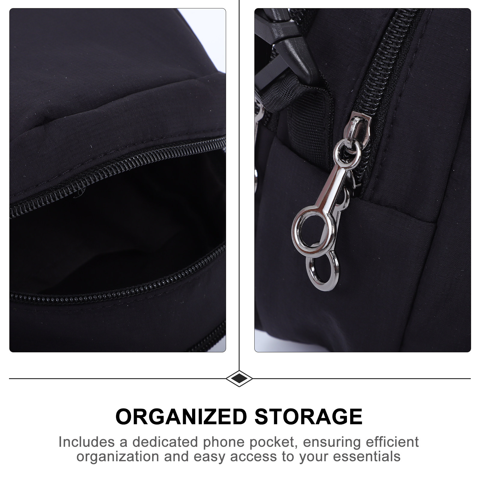 Borsa a Tracolla Leggera Nera, - Mini Backpack Purse recensione e prezzo