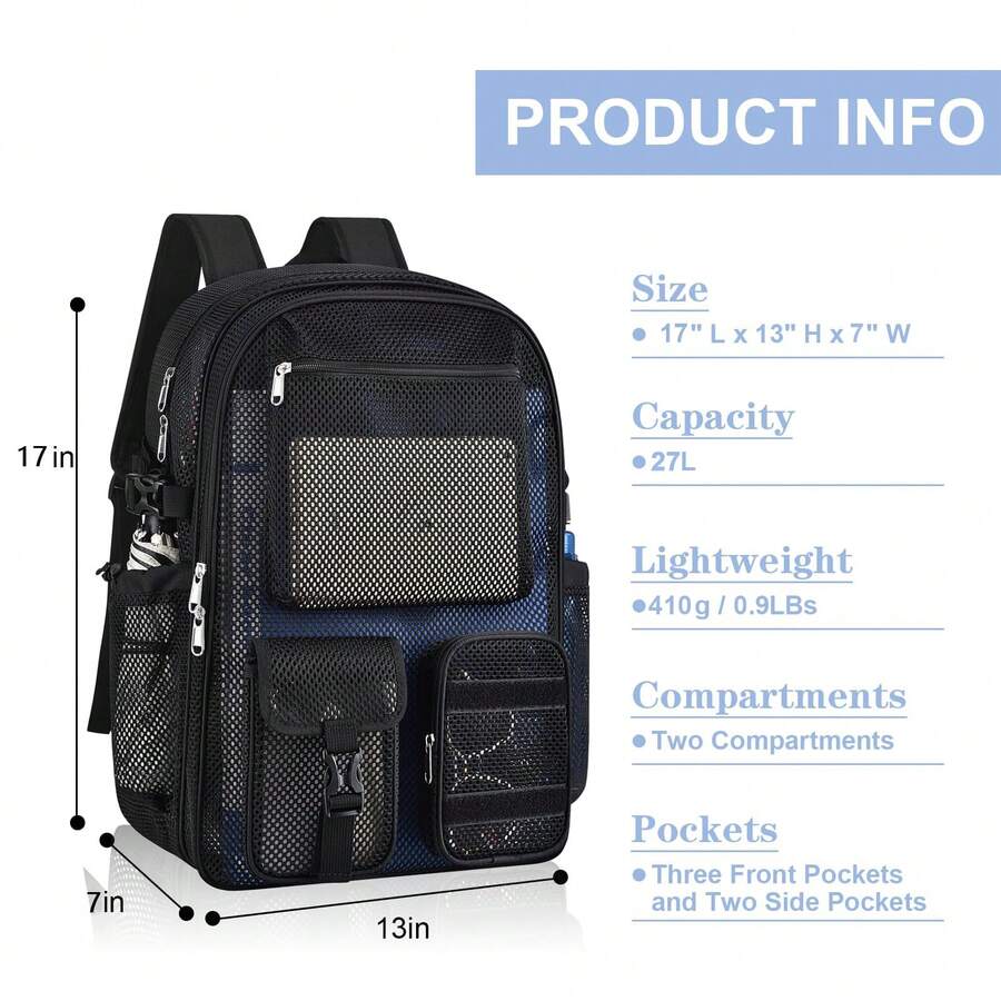 Zaino in rete da 36 litri, gra - Canvas Backpack Casual recensione e prezzo